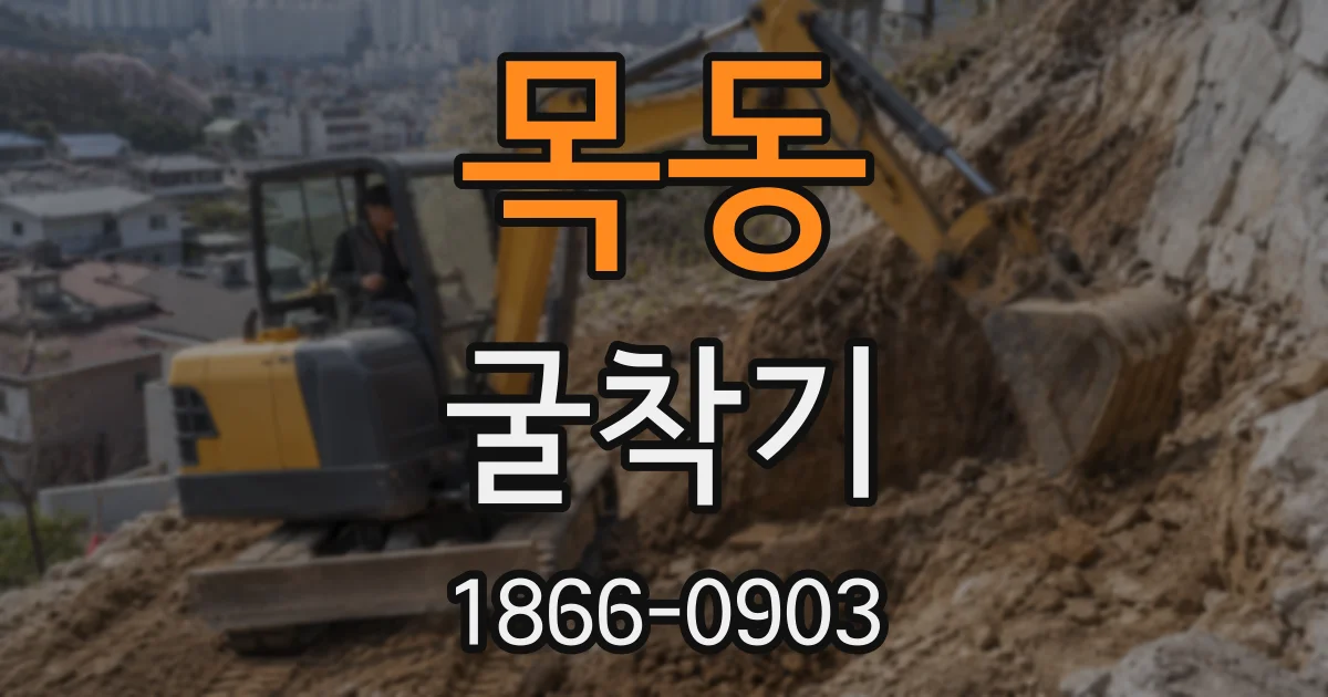 목동 굴착기