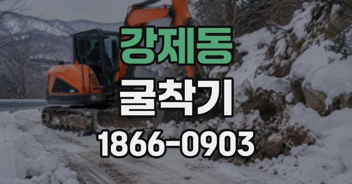 강제동 굴착기