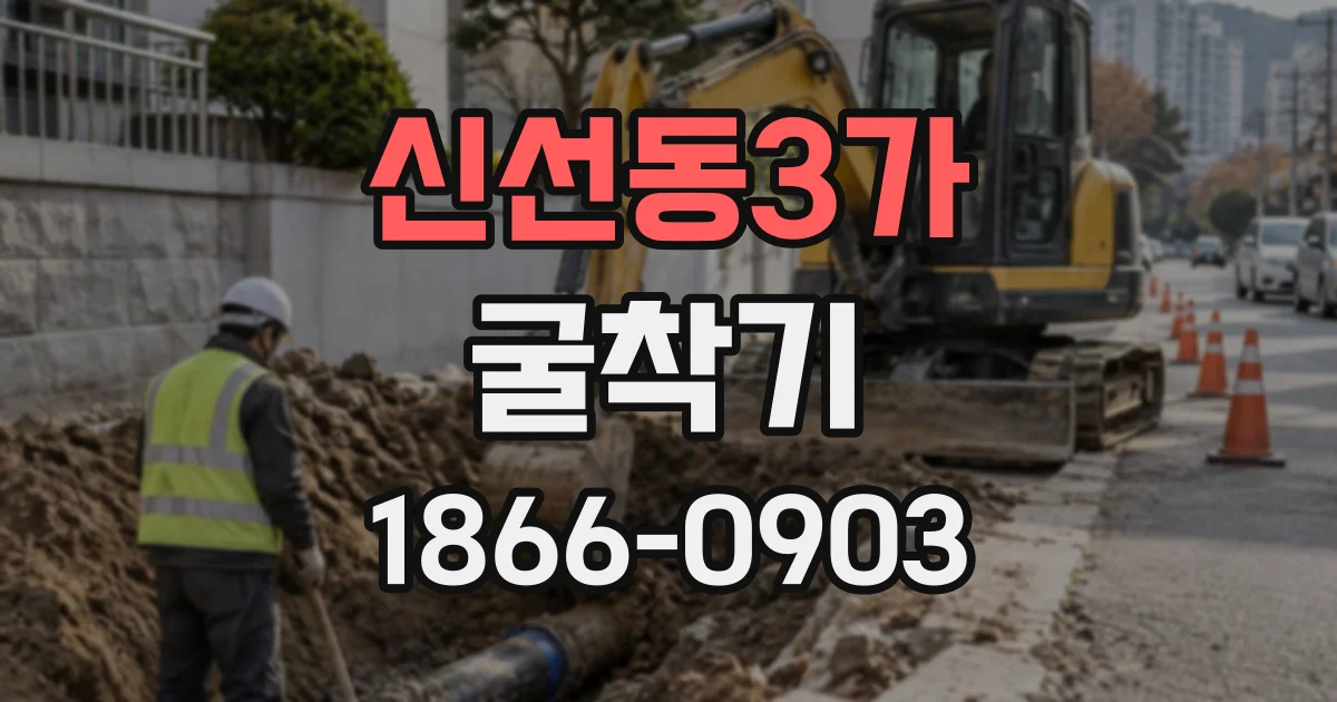신선동3가 굴착기