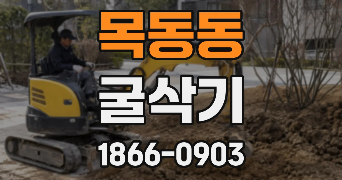 목동동 굴삭기