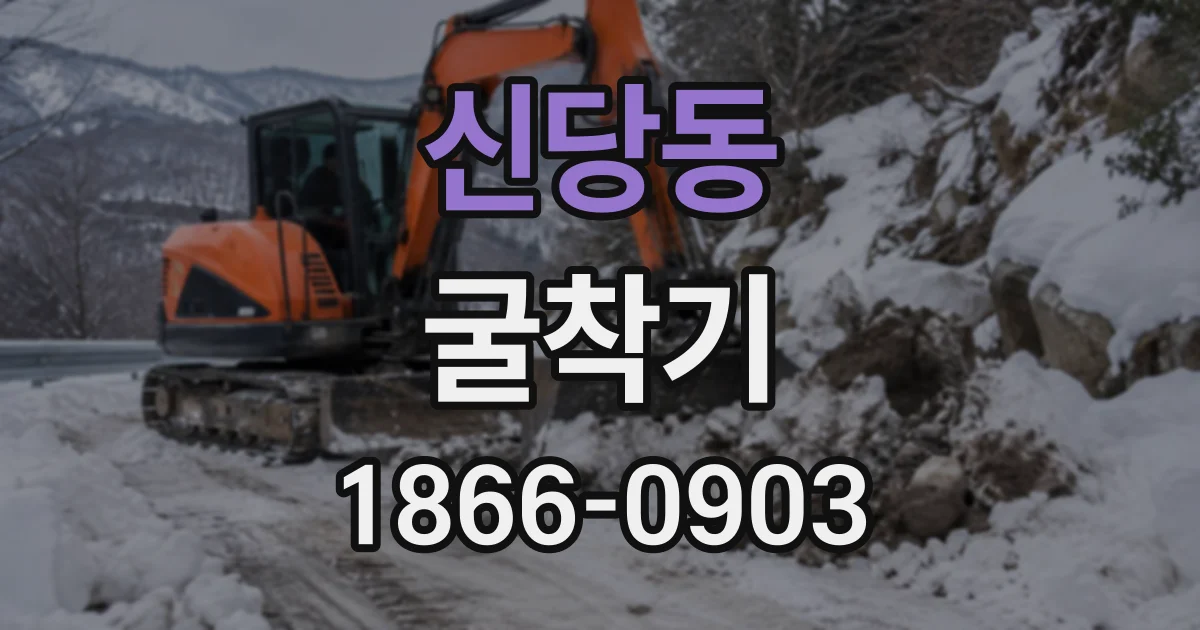 신당동 굴착기