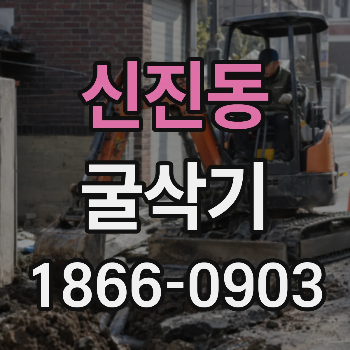 신진동 굴삭기