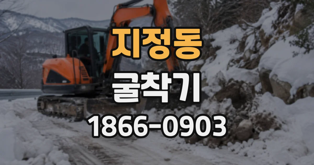지정동 굴착기