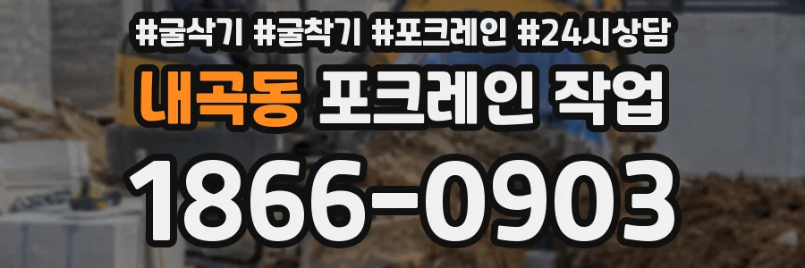 내곡동 포크레인 작업