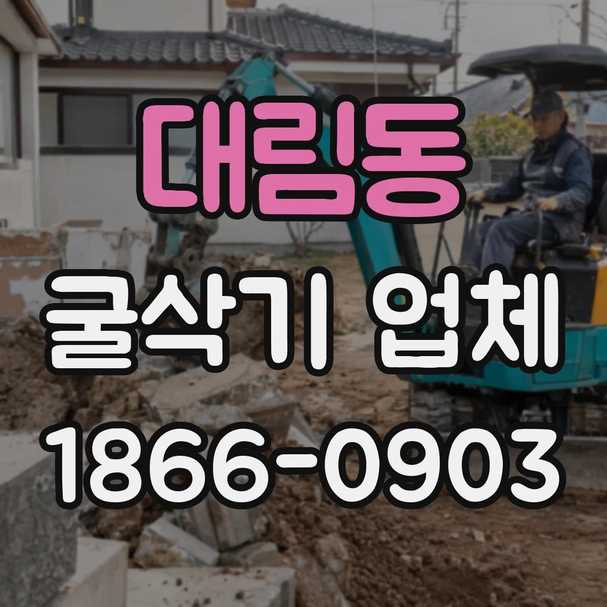 대림동 굴삭기 업체