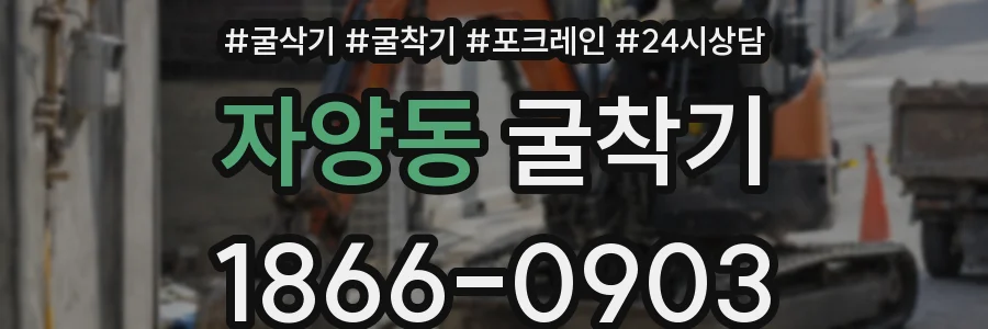 자양동 굴착기
