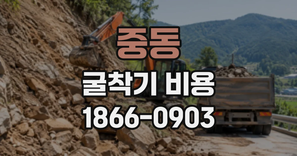 중동 굴착기비용