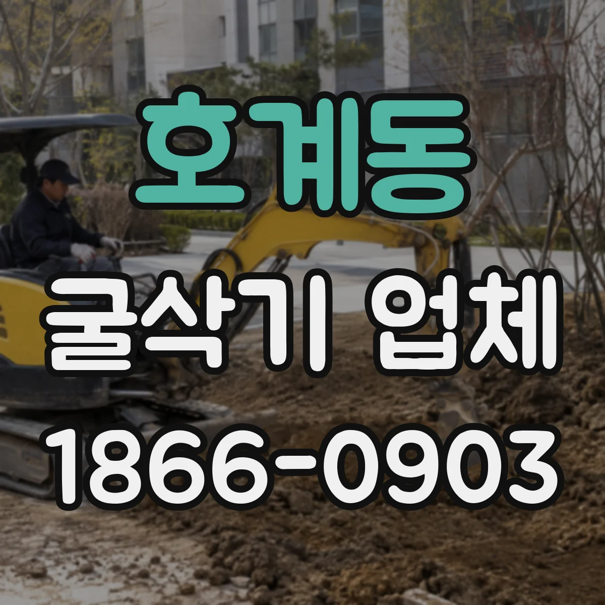 호계동 굴삭기 업체