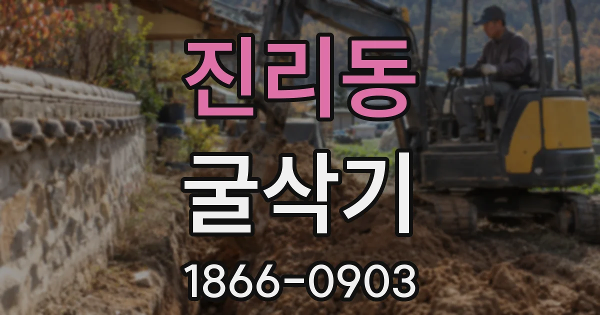 진리동 굴삭기