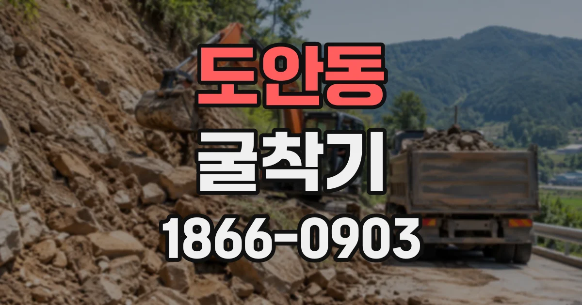 도안동 굴착기