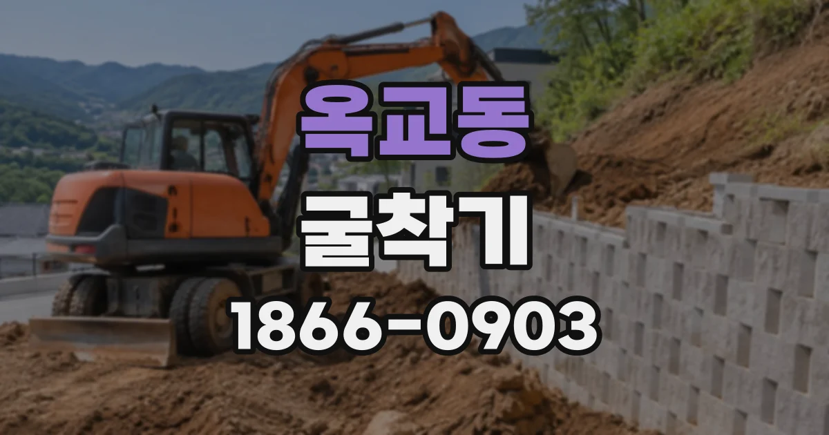 옥교동 굴착기