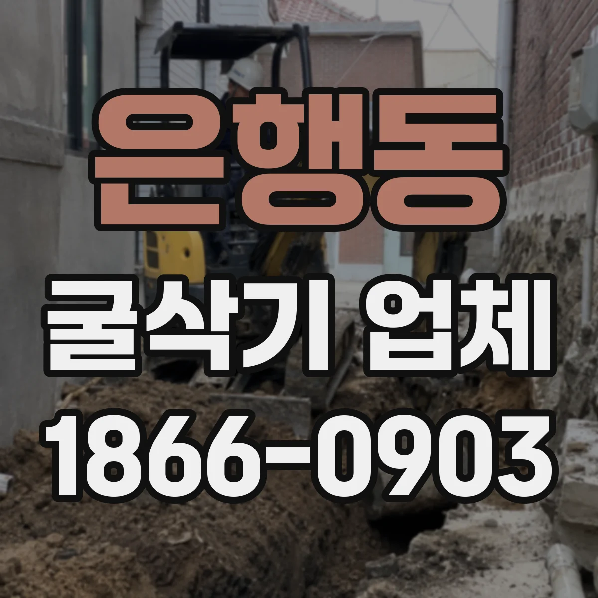 은행동 굴삭기 업체