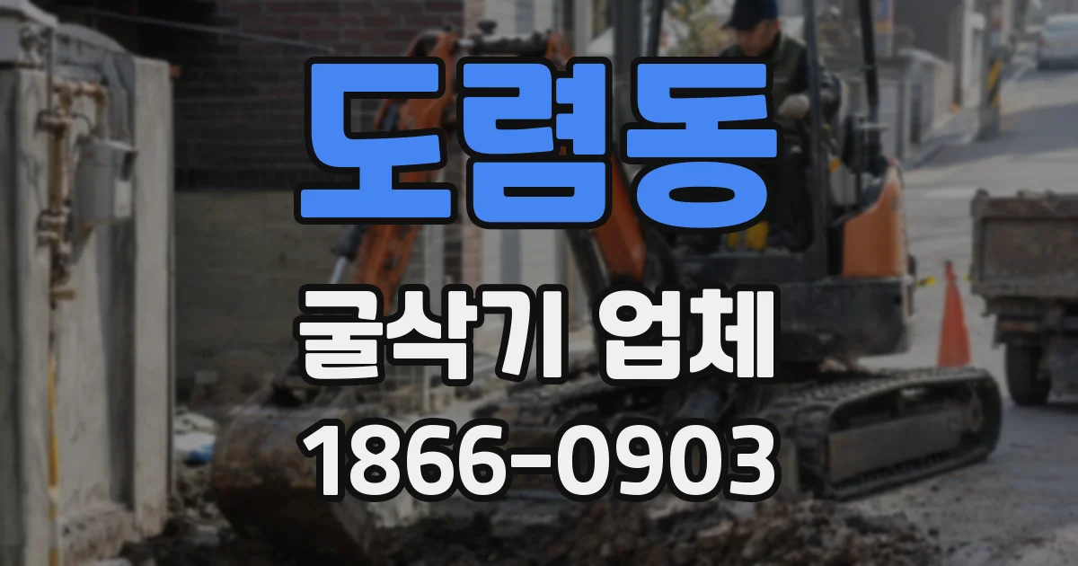 도렴동 굴삭기 업체