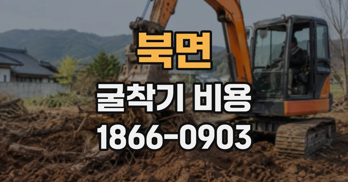 북면 굴착기비용 하루 작업량과 투입 시간 비교하기