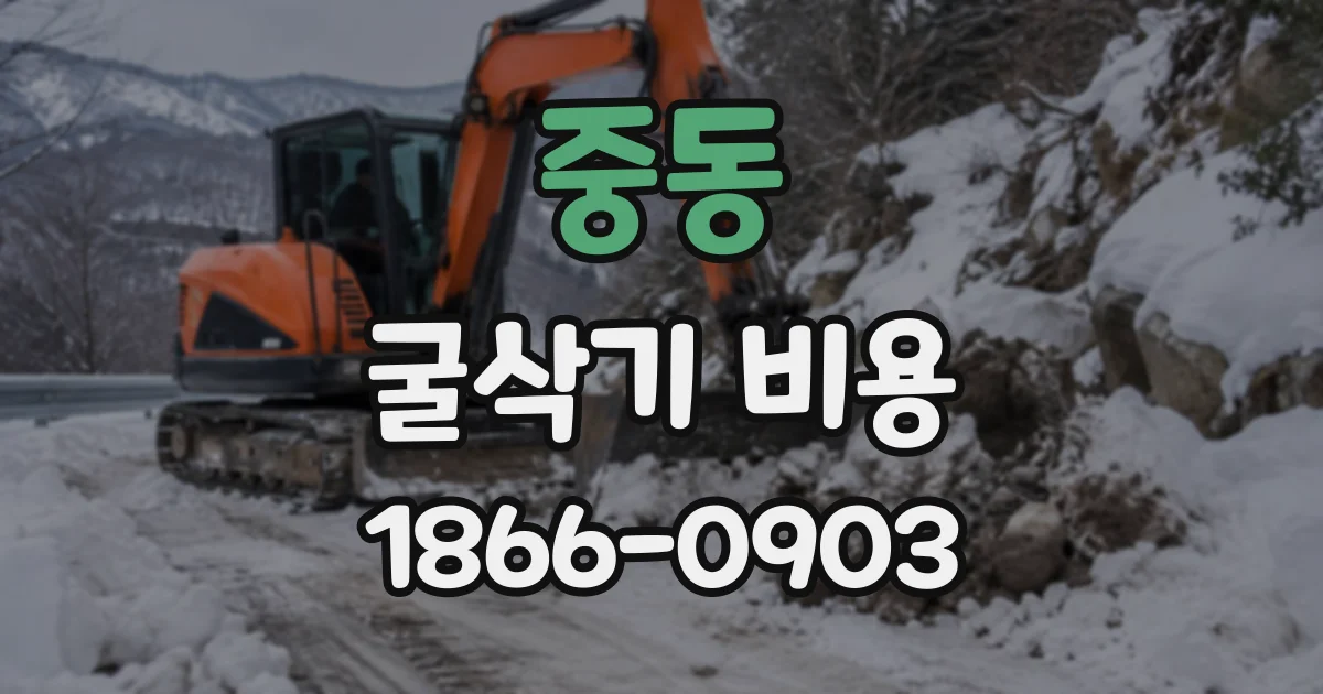 중동 굴삭기비용