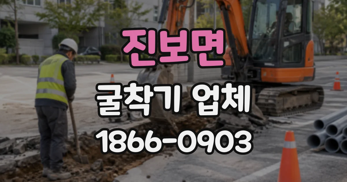 진보면 굴착기업체