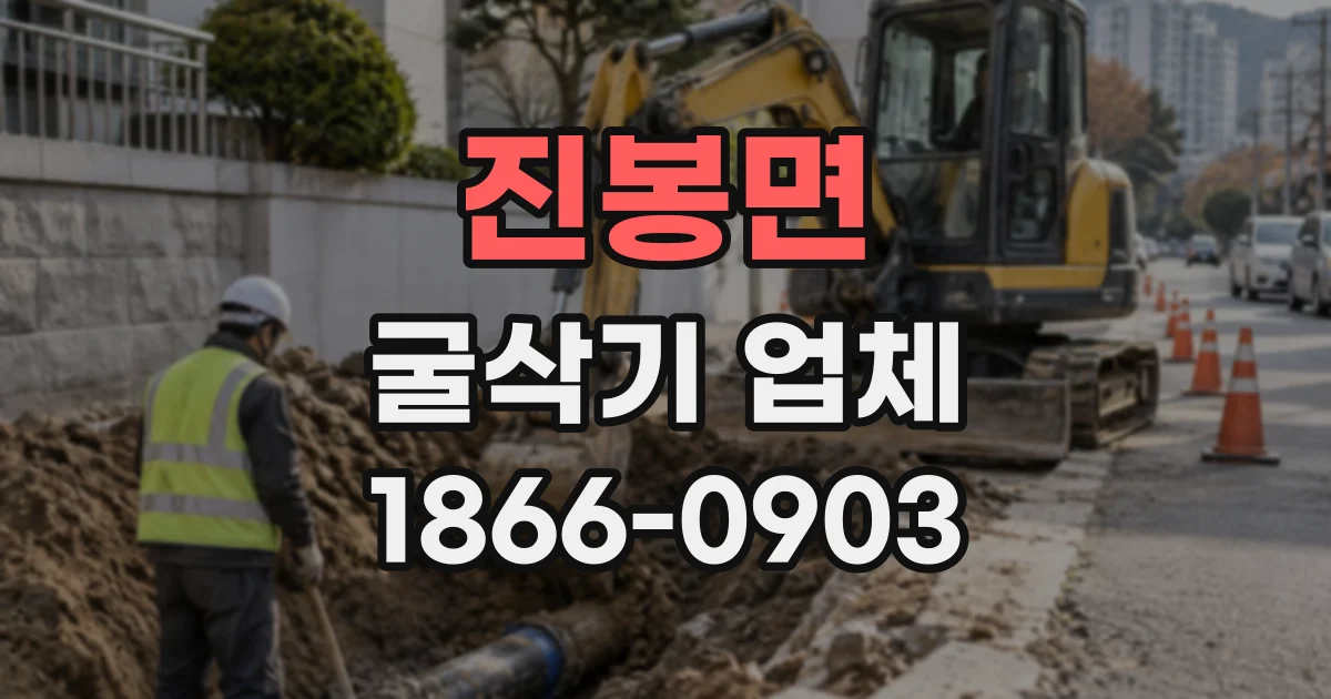 진봉면 굴삭기업체 임대와 직접 시공, 현장 상황에 맞는 선택 기준
