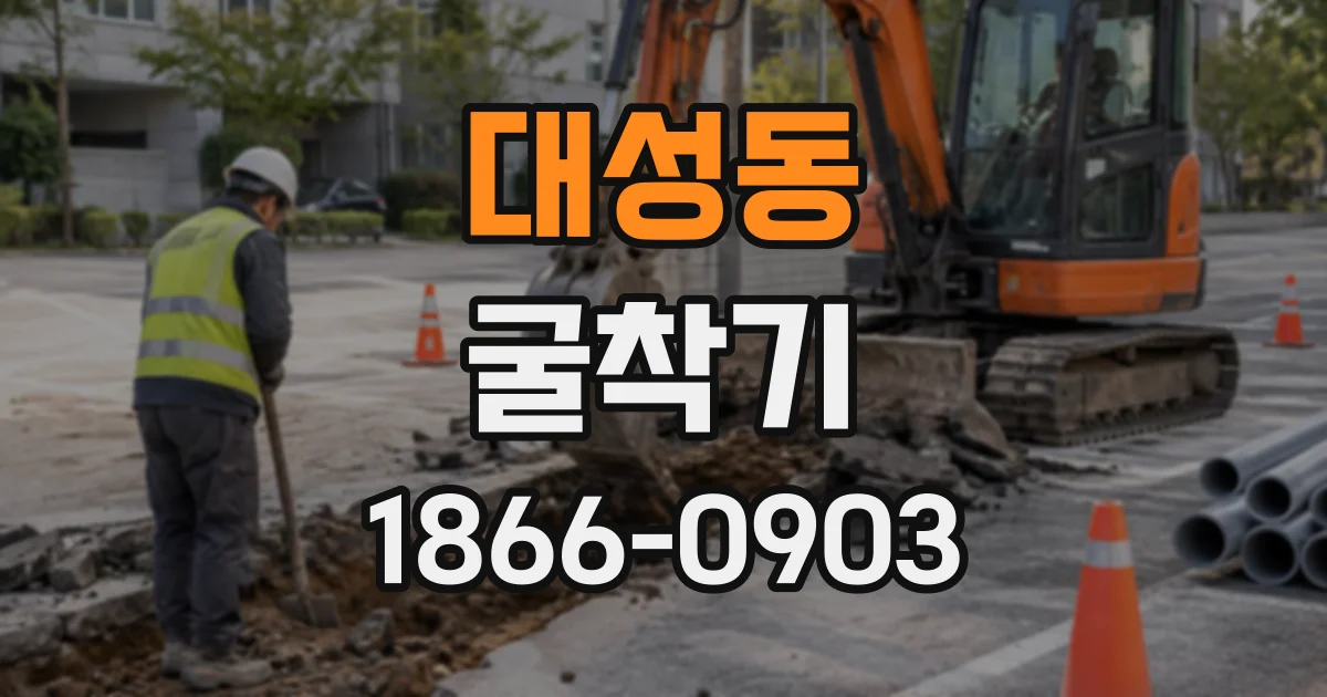 대성동 굴착기