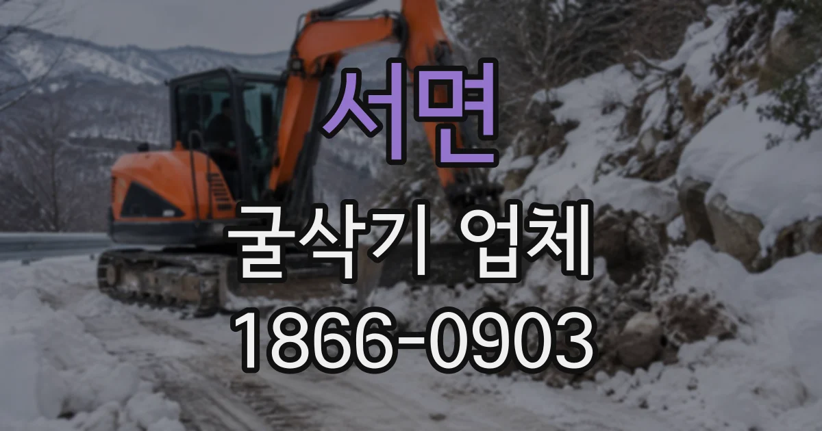 서면 굴삭기업체