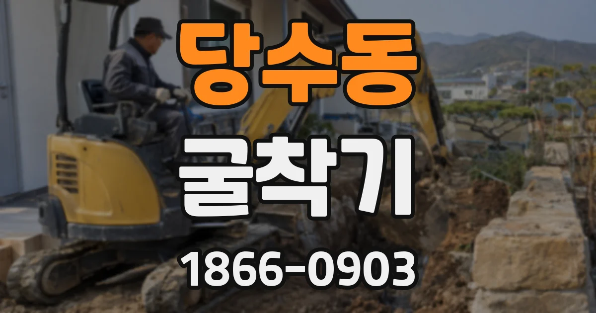 당수동 굴착기