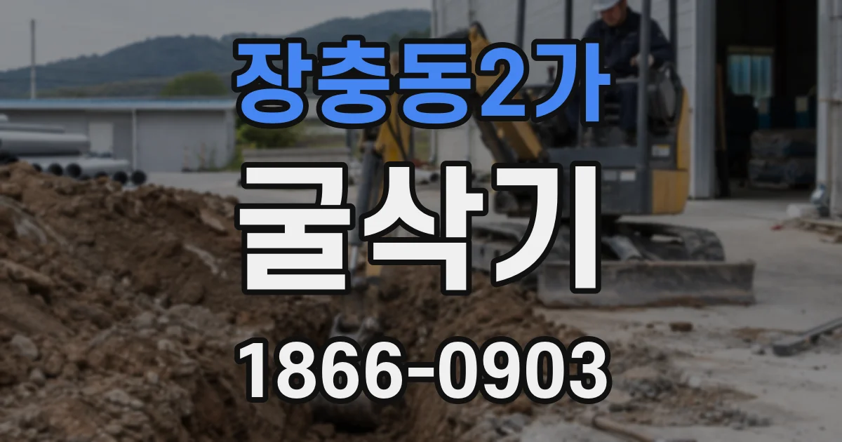 장충동2가 굴삭기