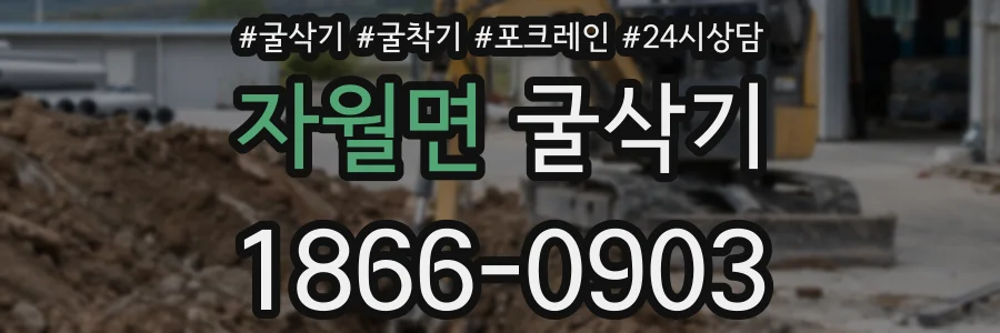 자월면 굴삭기