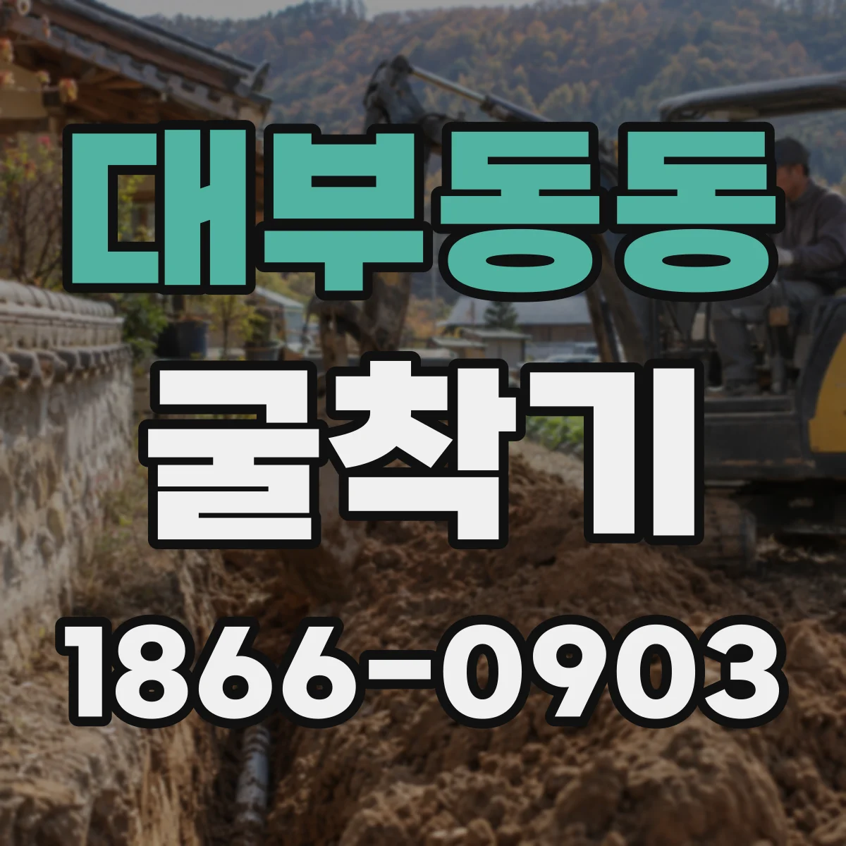 대부동동 굴착기