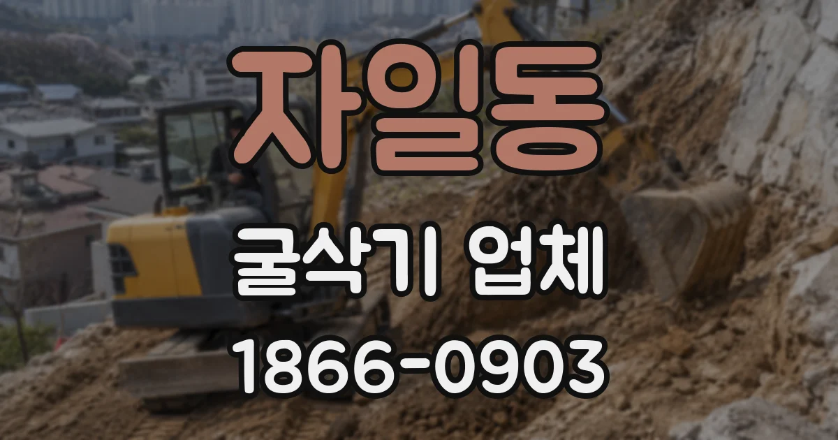 자일동 굴삭기 업체
