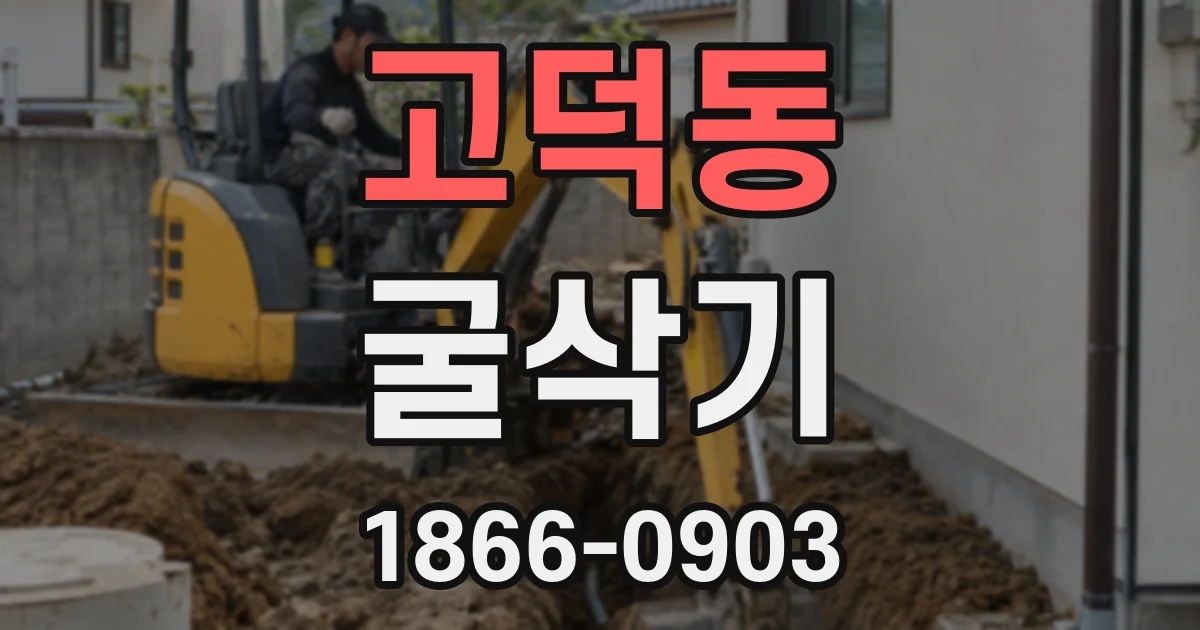 고덕동 굴삭기