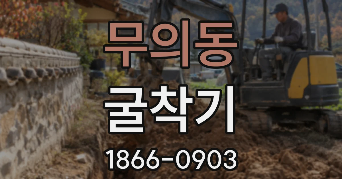 무의동 굴착기