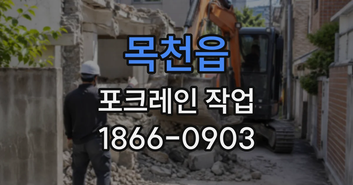 목천읍 포크레인작업