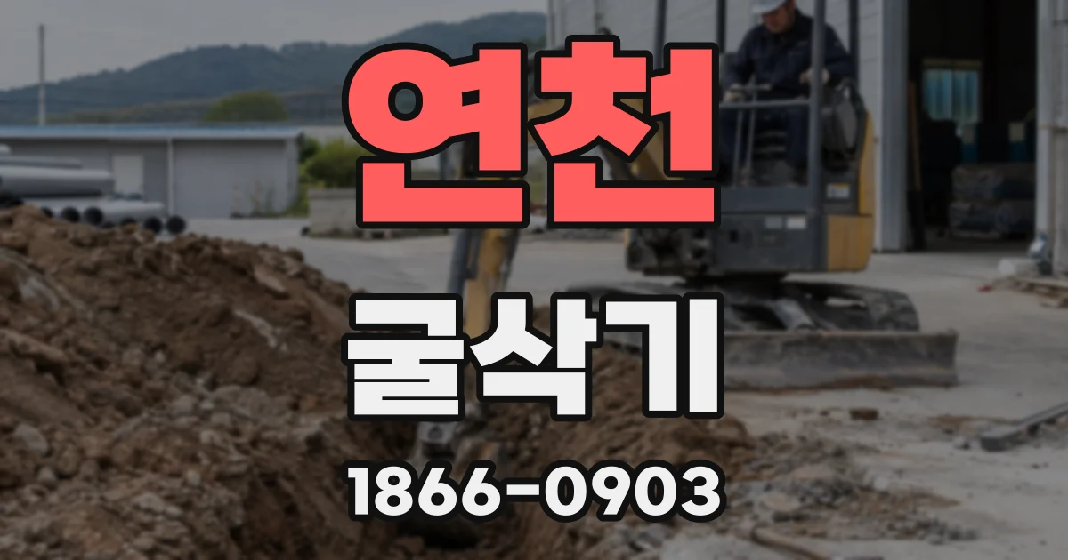 연천 굴삭기