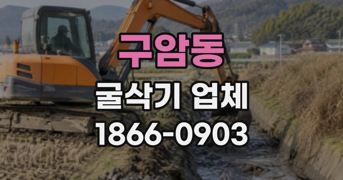 구암동 굴삭기업체