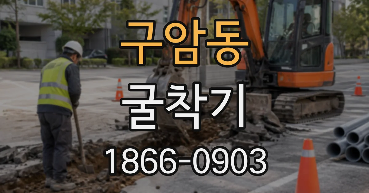 구암동 굴착기