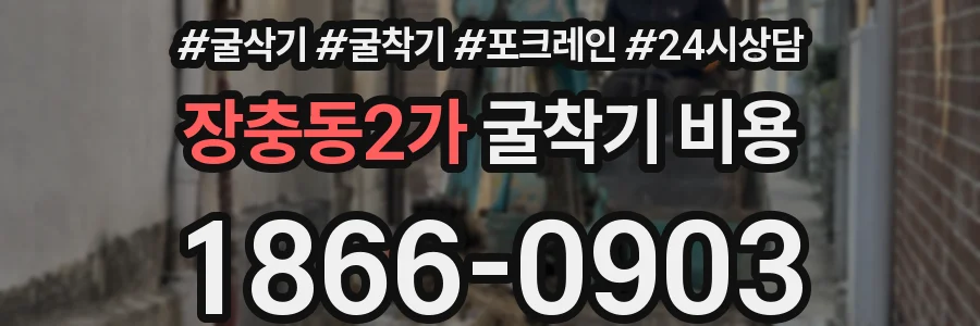 장충동2가 굴착기 비용