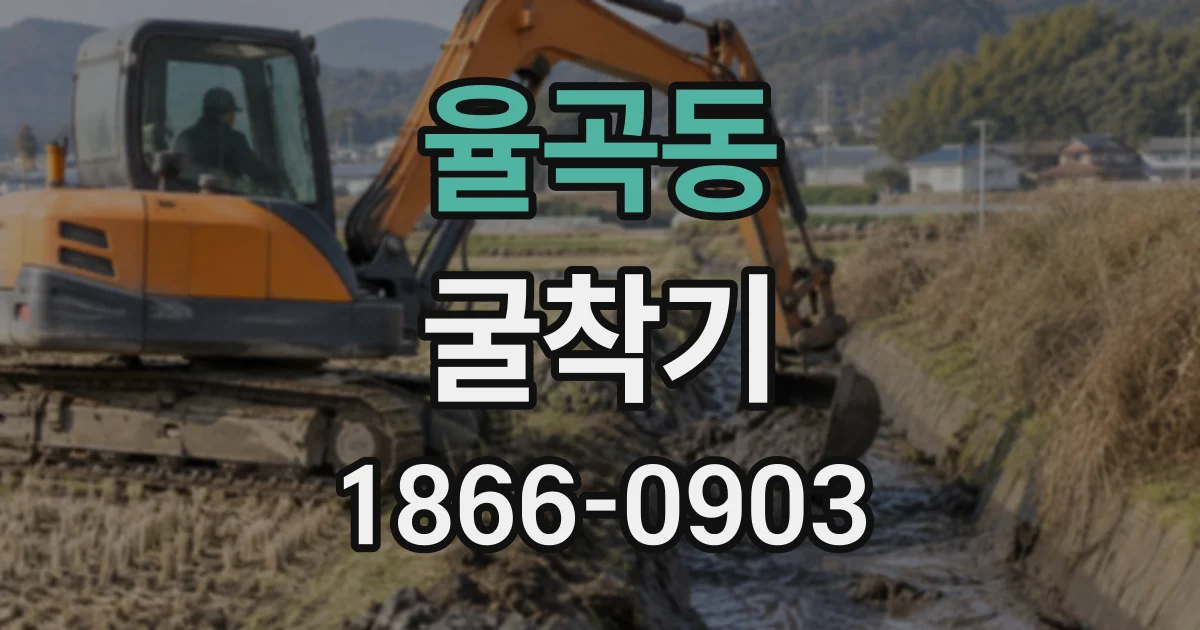 율곡동 굴착기