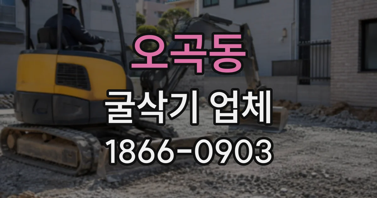 오곡동 굴삭기업체