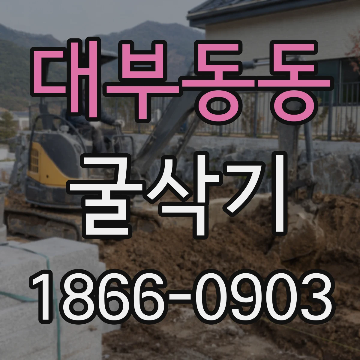 대부동동 굴삭기