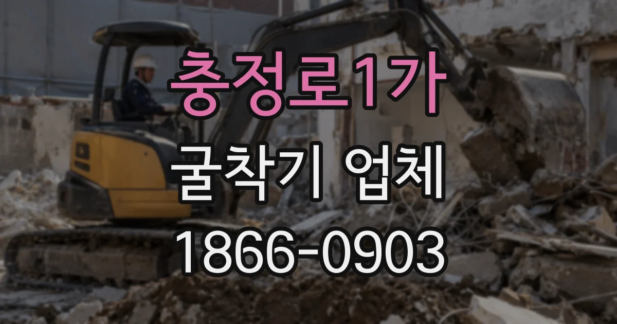 충정로1가 굴착기 업체