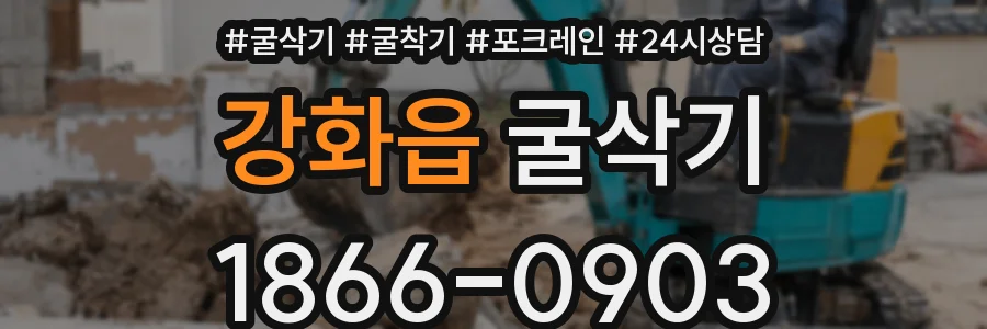 강화읍 굴삭기