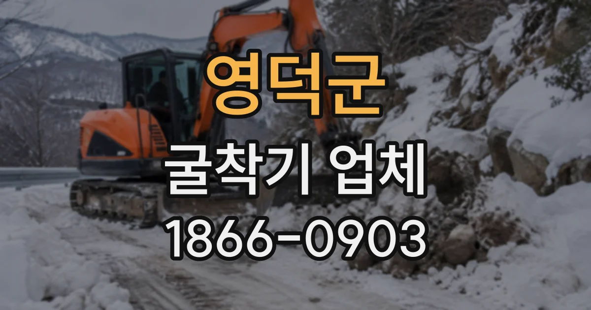 영덕군 굴착기업체