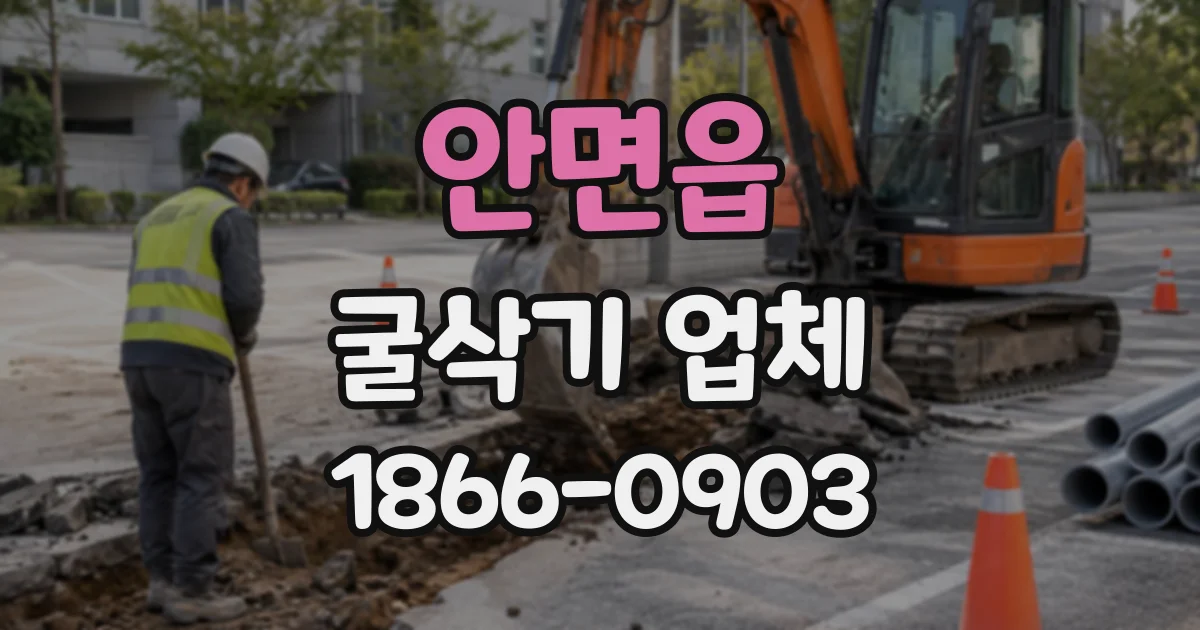 안면읍 굴삭기업체
