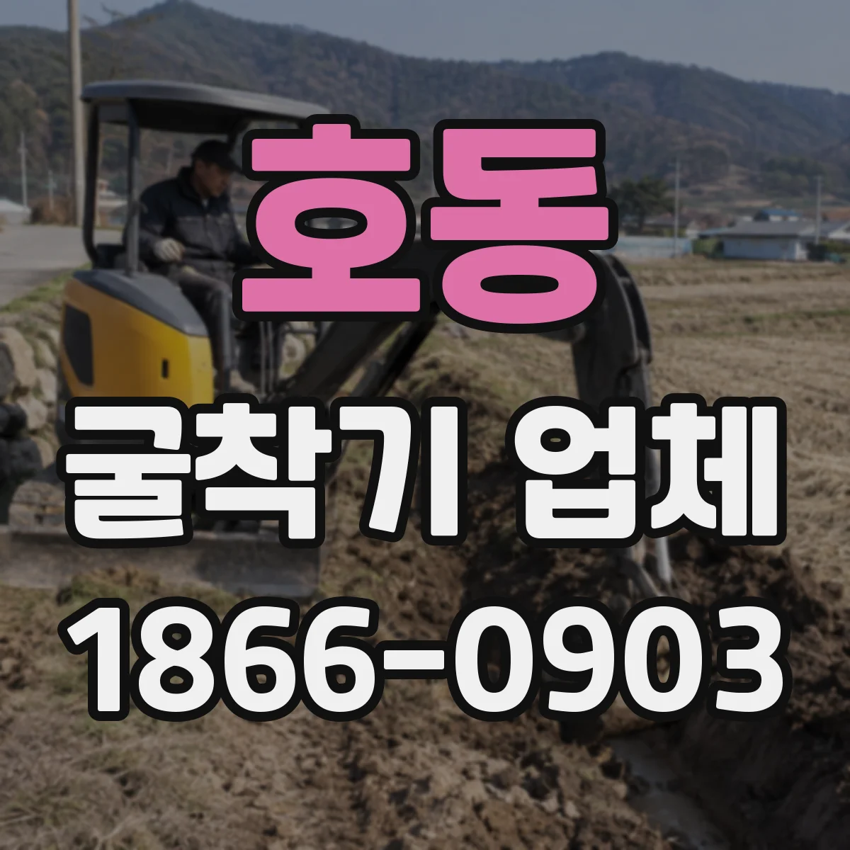 호동 굴착기 업체