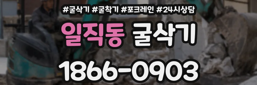 일직동 굴삭기