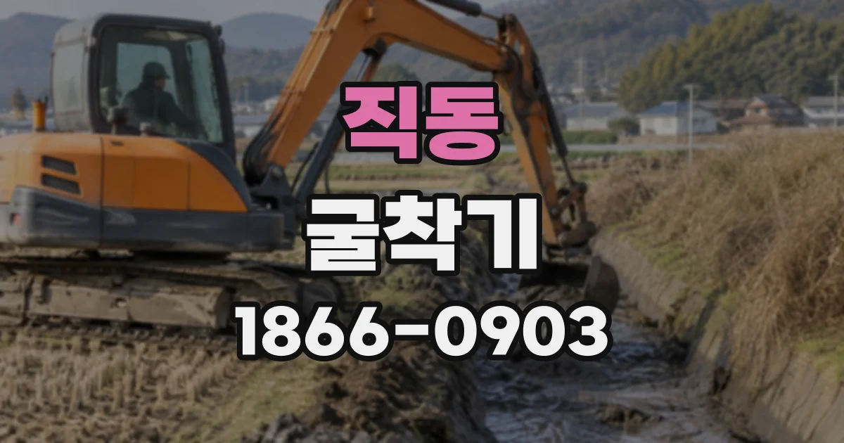 직동 굴착기