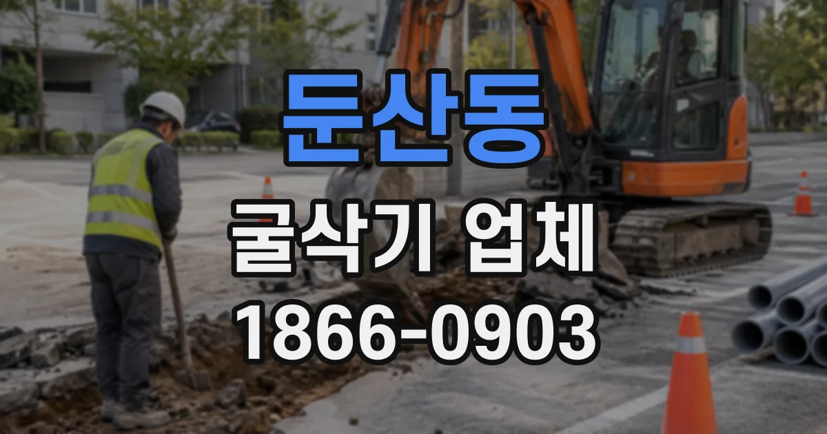 둔산동 굴삭기업체