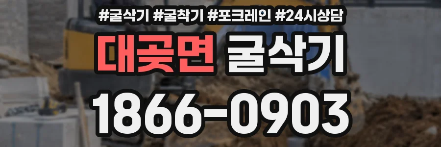 대곶면 굴삭기