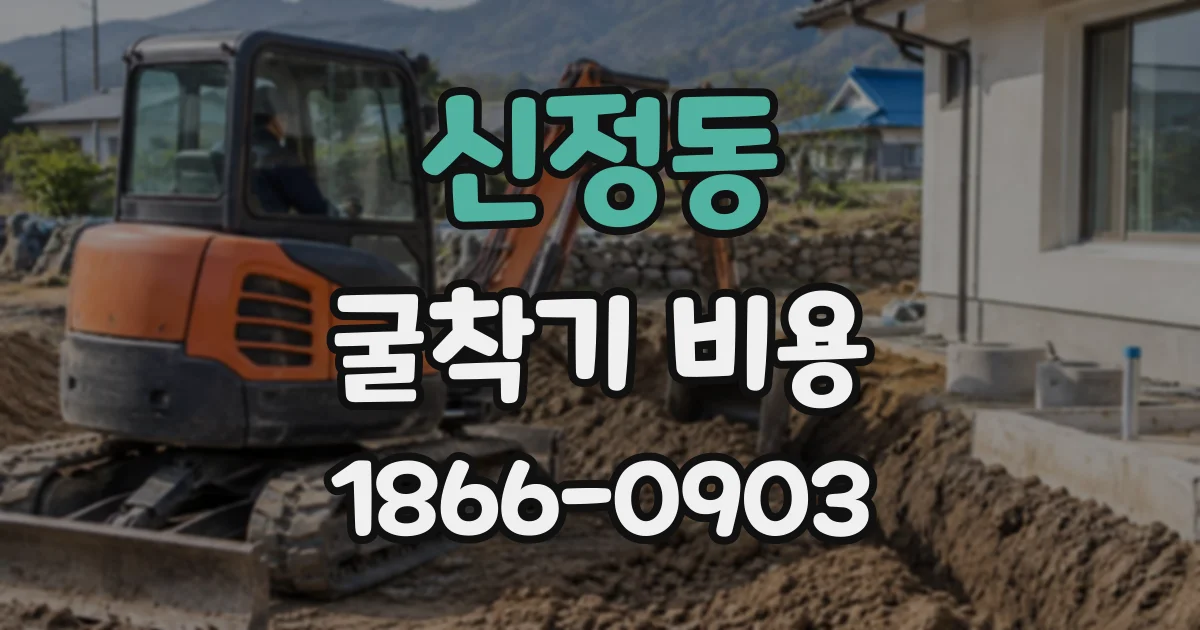 신정동 굴착기비용 장비 이동비와 현장 대기료는 어떻게 책정될까