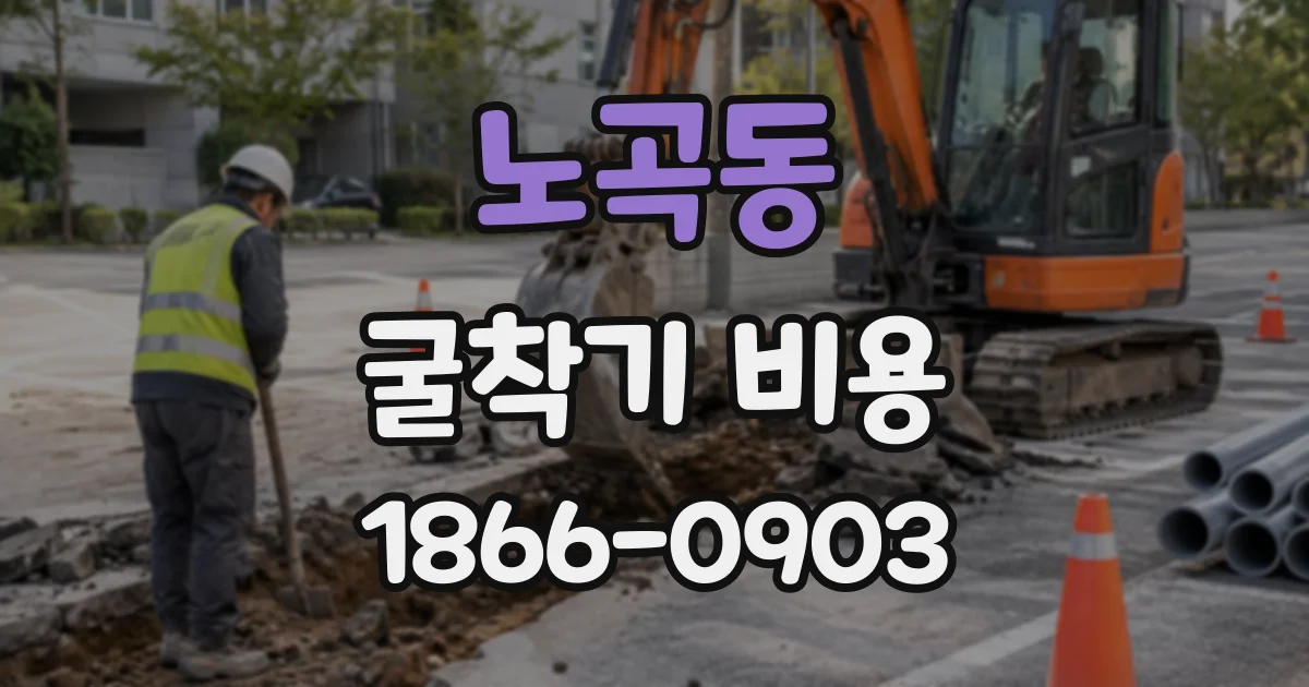 노곡동 굴착기비용