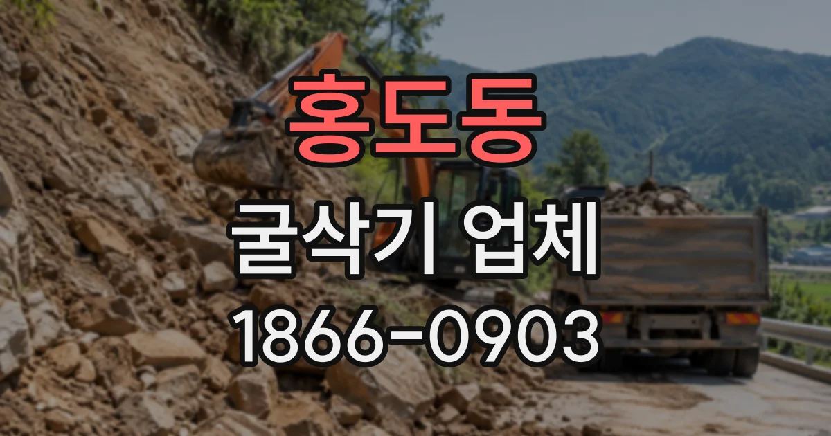 홍도동 굴삭기업체